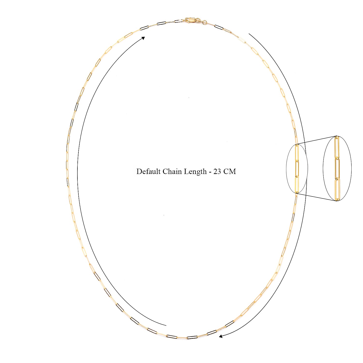 Hatton Garden Close Out Deal- 9K Yellow Gold Dog Tag Necklace (Size - 20) with Lobster Clasp, Gold Wt. 8.40 Gms