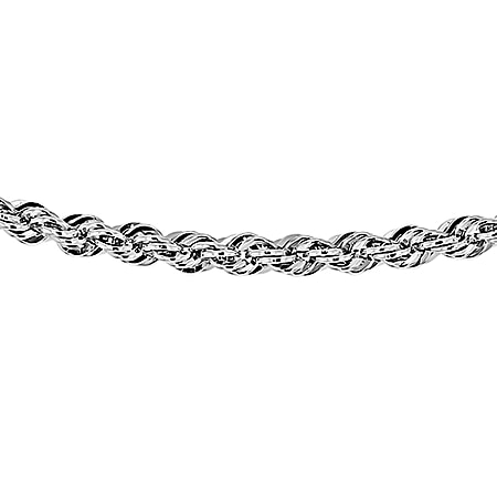 RHAPSODY 950 Platinum 0.6mm Rope Chain 18 Inch with Supreme Finish
