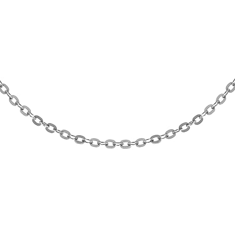 950 Platinum 1mm Trace Chain 16 Inch with Supreme Finish