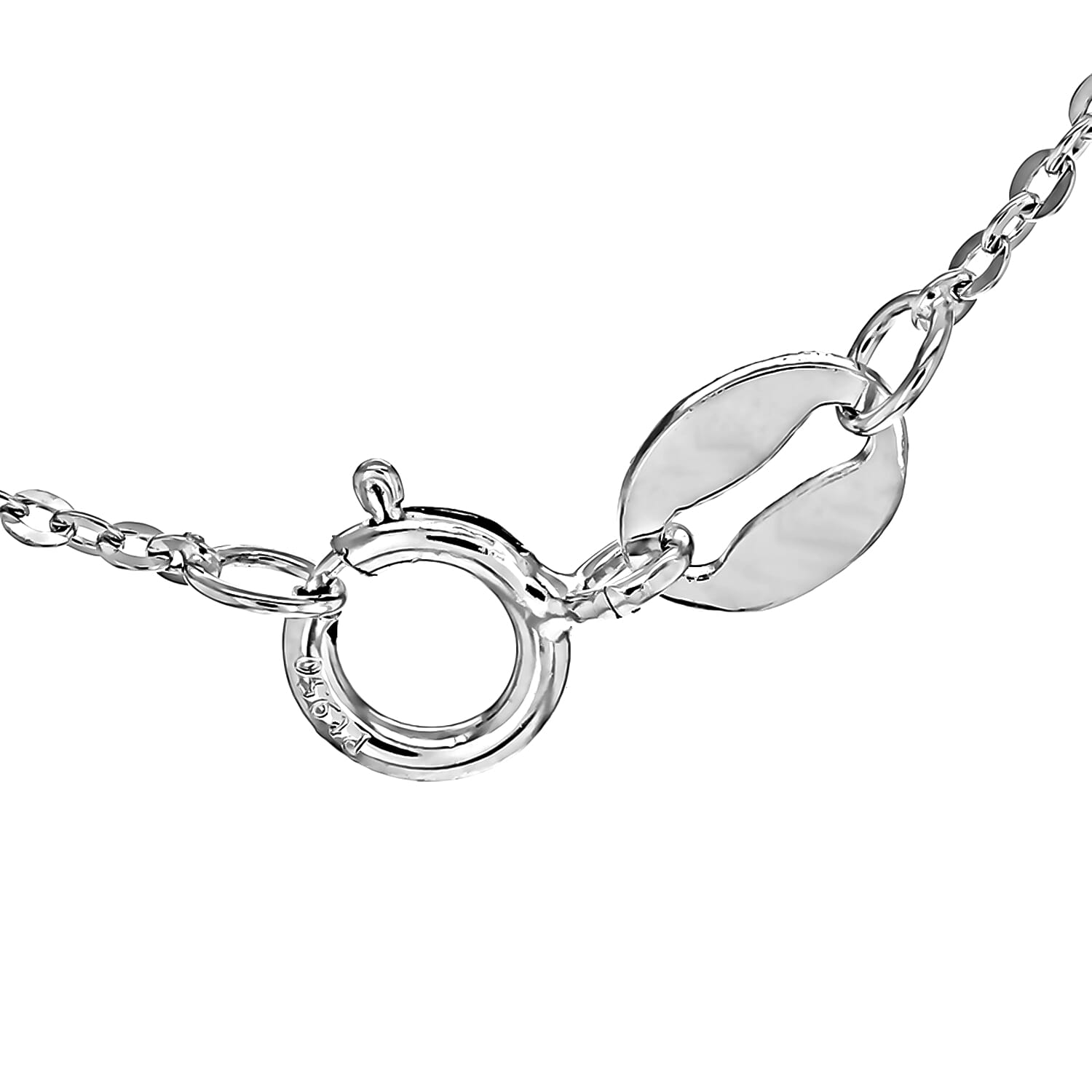 950 Platinum 1mm Trace Chain 16 Inch with Supreme Finish