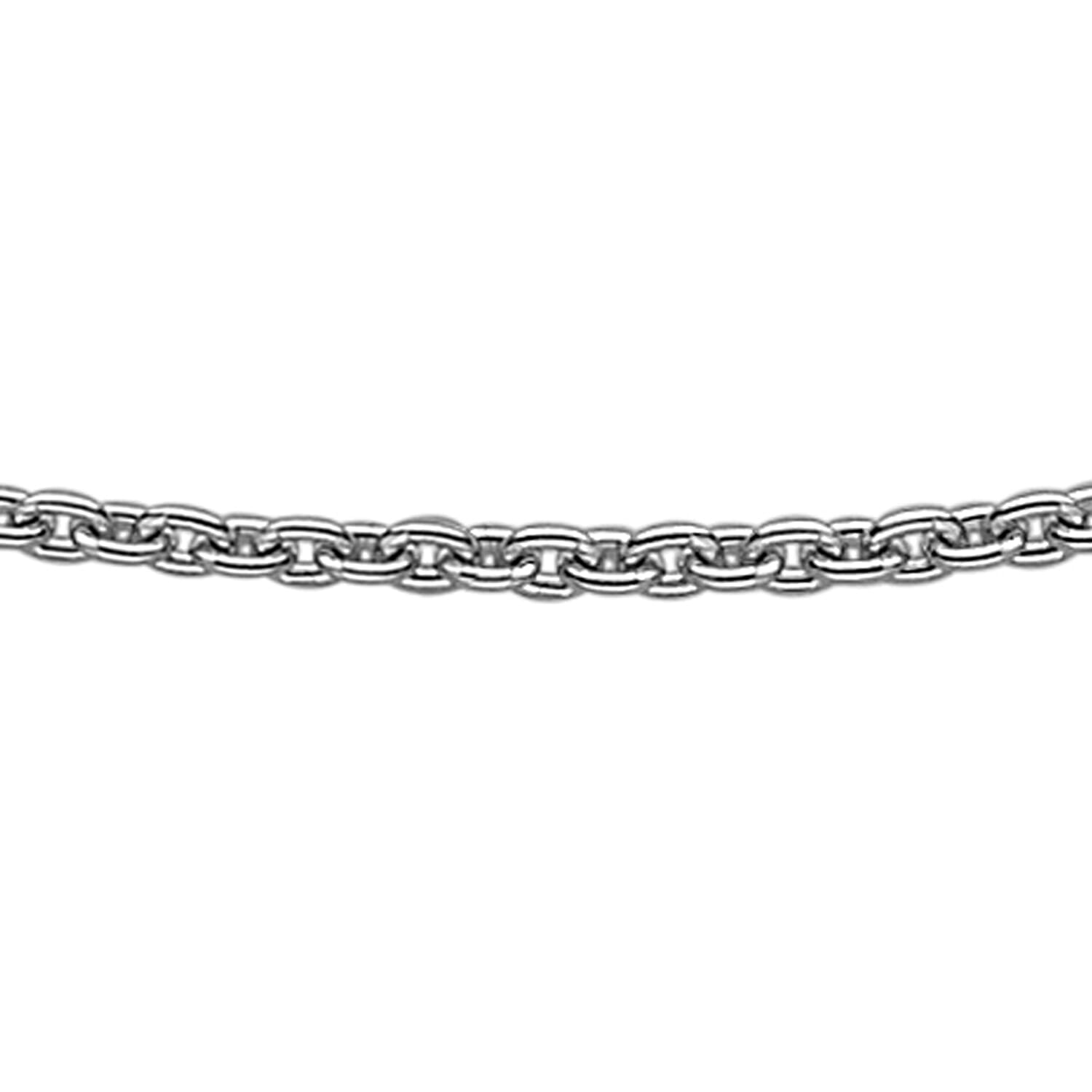 950 Platinum 1mm Trace Chain 16 Inch with Supreme Finish