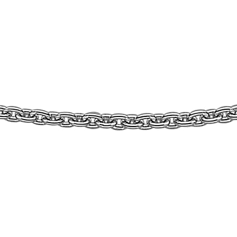 950 Platinum 1mm Trace Chain 16 Inch with Supreme Finish