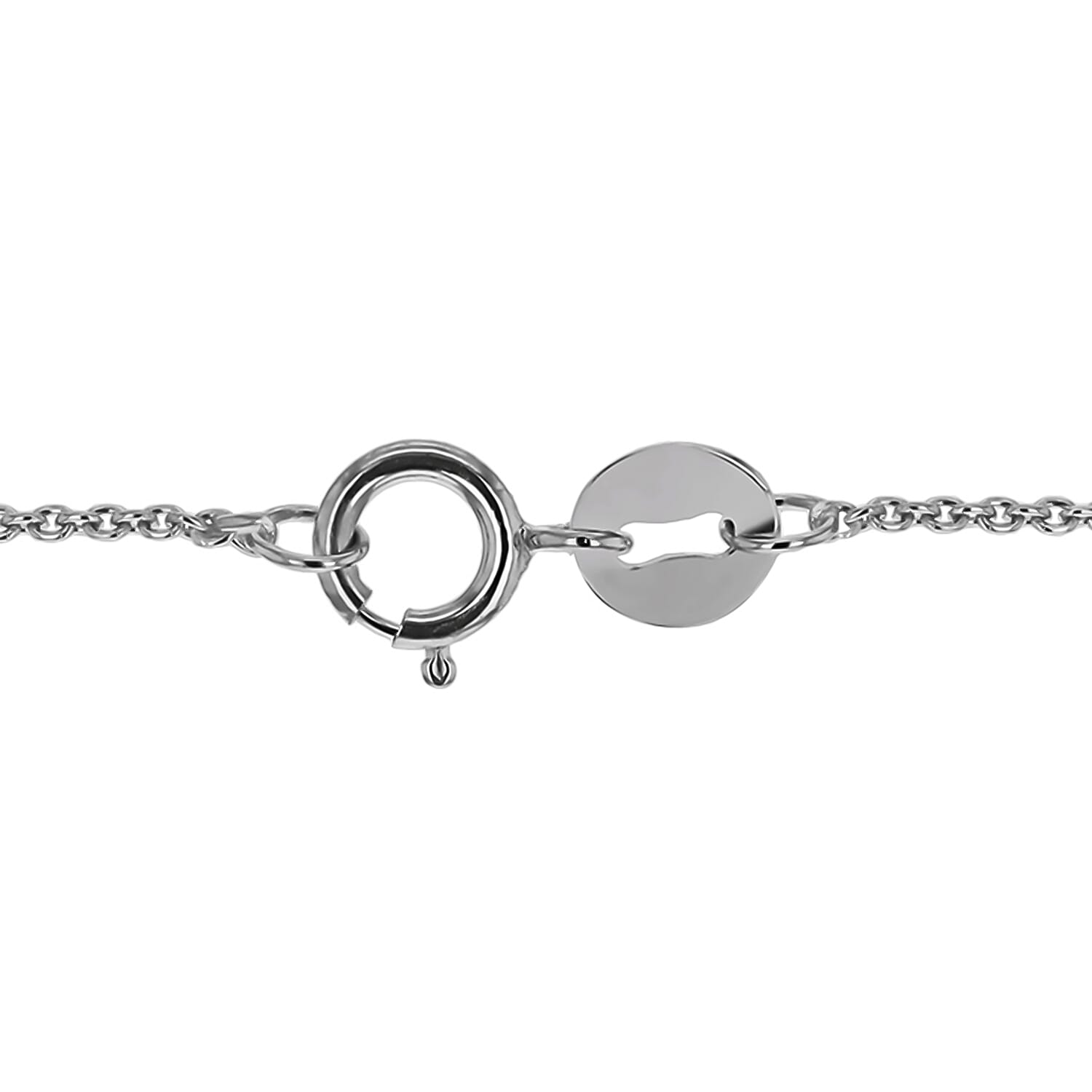 950 Platinum 1mm Trace Chain 16 Inch with Supreme Finish