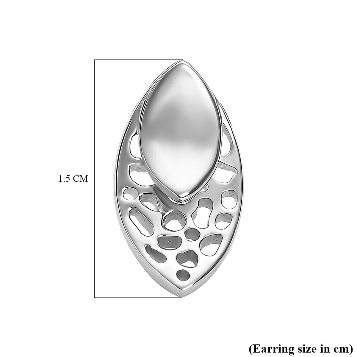 RACHEL GALLEY - Fallen Leaves Collection - Rhodium Overlay Sterling Silver Earrings