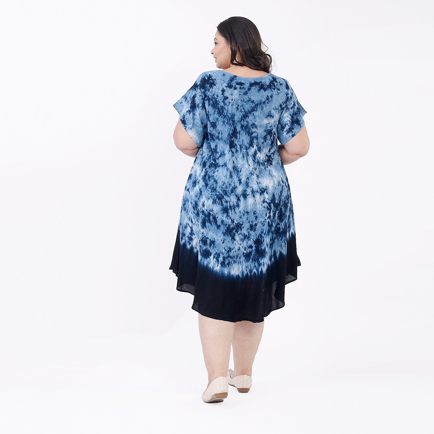 Tamsy Tie-Dye Umbrella Dress