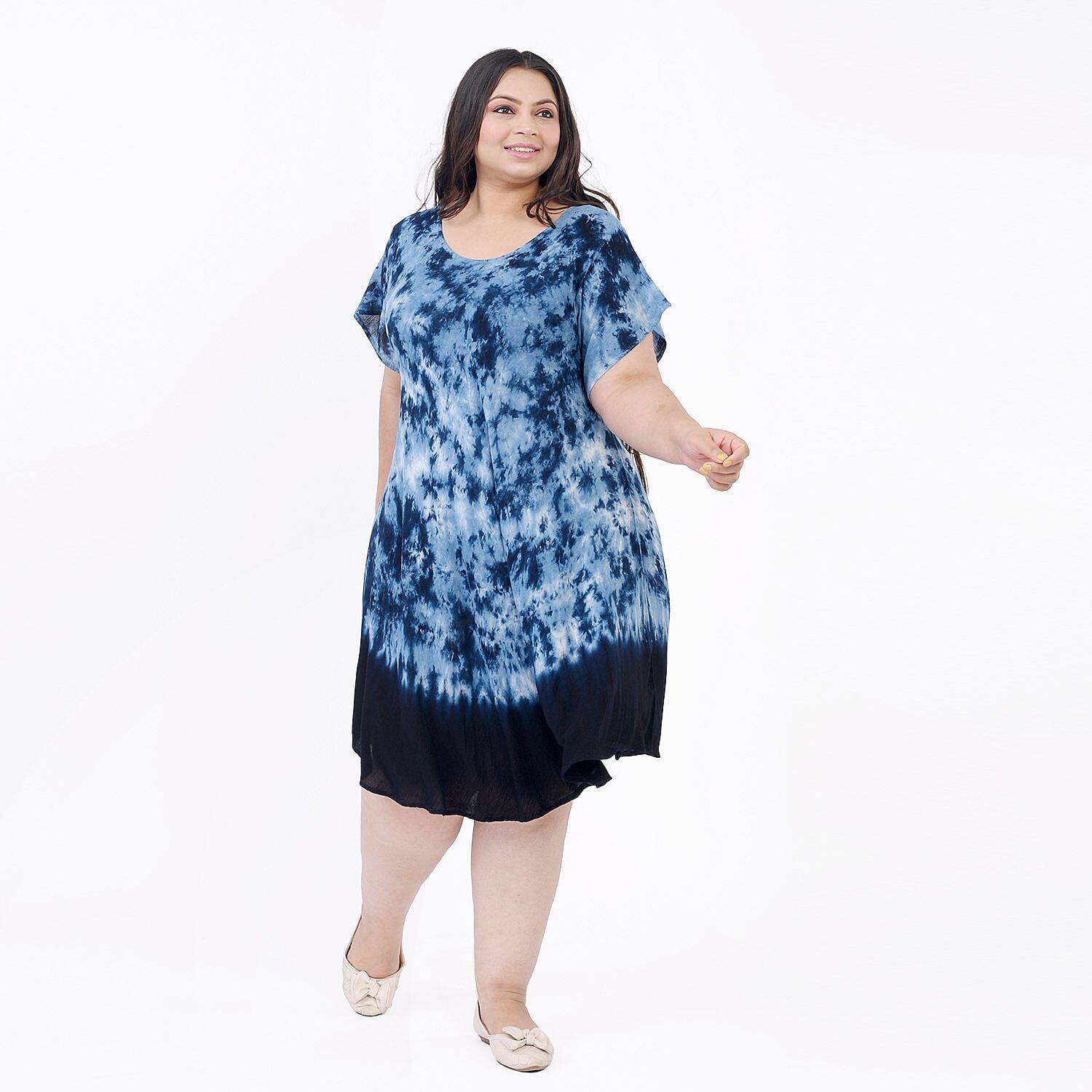 Tamsy Tie-Dye Umbrella Dress