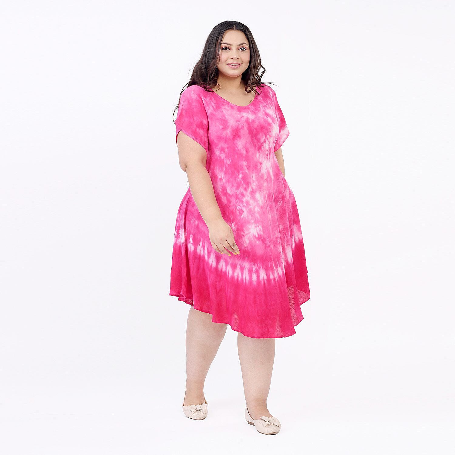 Tamsy Tie-Dye Umbrella Dress