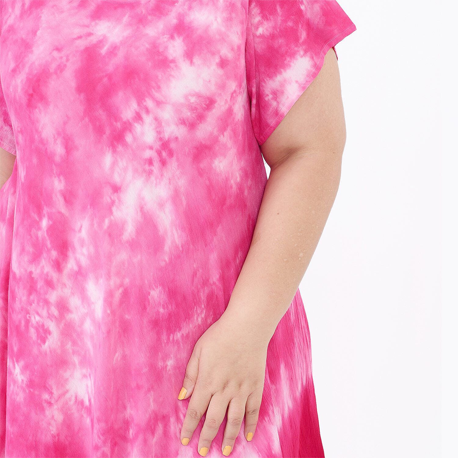 Tamsy Tie-Dye Umbrella Dress