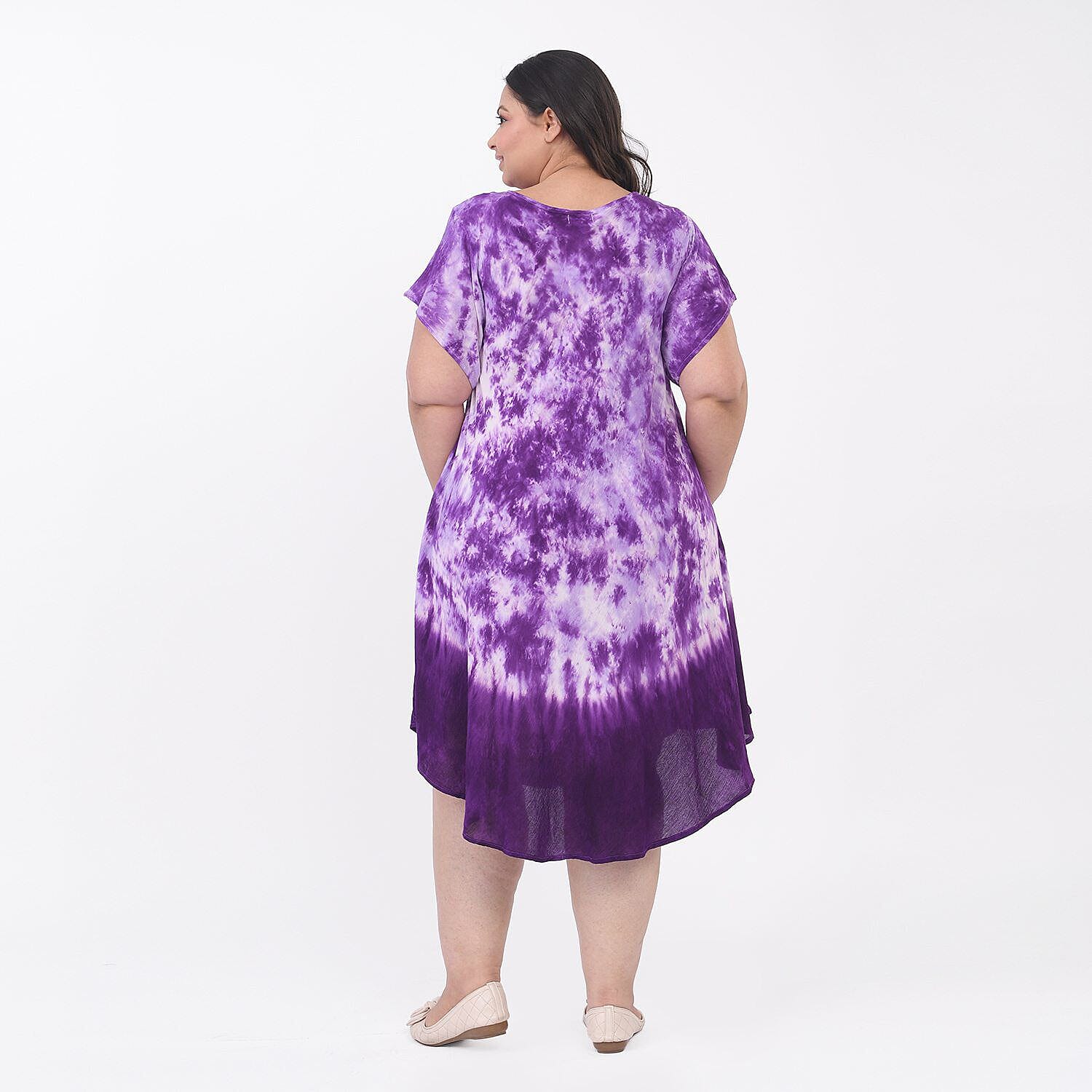 Tamsy Tie-Dye Umbrella Dress