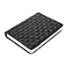 Genuine Leather Weave Pattern Journal Notebook (Size 20x15 Cm) - Black