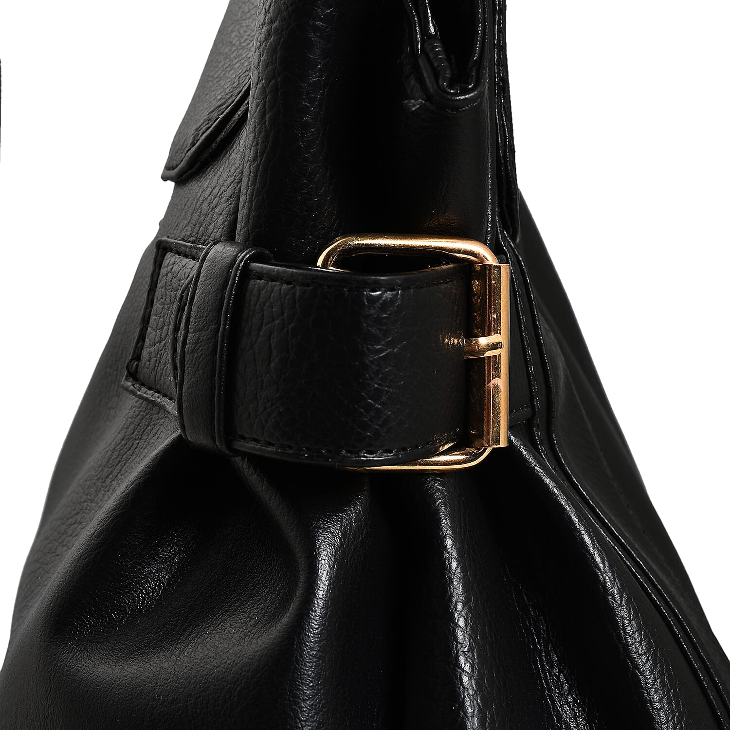 Plain Tote Bag with Handle Drop (Size 33x26x13 Cm) - Black