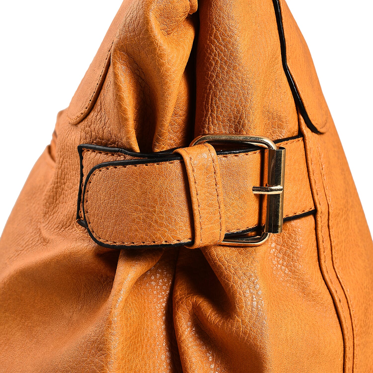 Plain Tote Bag with Handle Drop (Size 33x26x13 Cm) - Tan