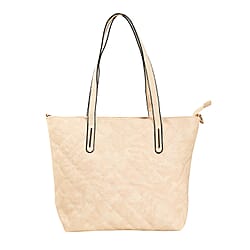 Polyurethane Tote Bag - Black