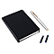Fountain Pen with Journal stationary gift set with 2 extra refills