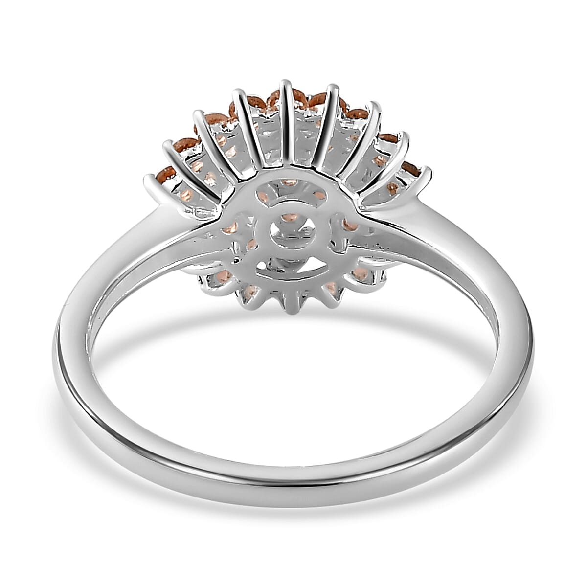 One Time Deal - Andalusite Cluster Ring Sterling Silver