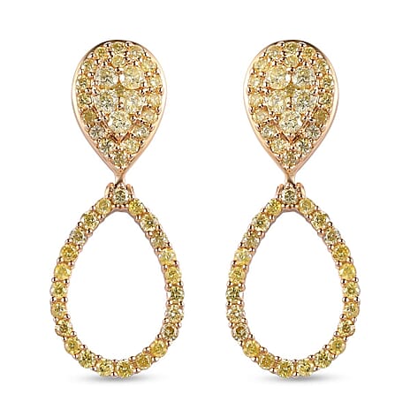 Yellow Diamond Jewellery | Rings, Earrings, Pendant in UK | TJC