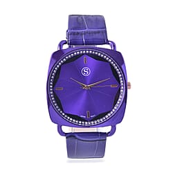 Watch Pure White Stainless Steel Mix Metal 0.720 Ct.