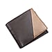 Genuine Leather Bi Fold Mens Wallet (RFID Protected) - Black & Tan