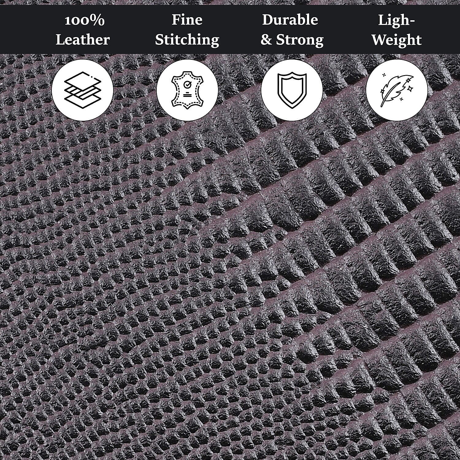 Genuine Leather Snake Embossed Bi Fold Mens Wallet (RFID Protected) - Brown