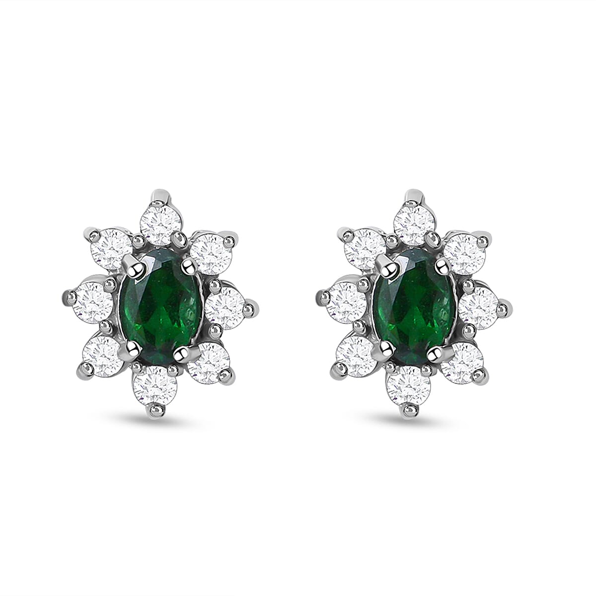 Tsavorite earrings on sale