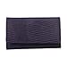 Genuine Leather Lizard Embossed Pattern Womens Rfid Protected Wallet - Black