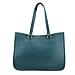 Genuine Leather Panther Skin Embossed Shoulder Bag - Peach