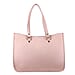 Genuine Leather Panther Skin Embossed Shoulder Bag - Peach