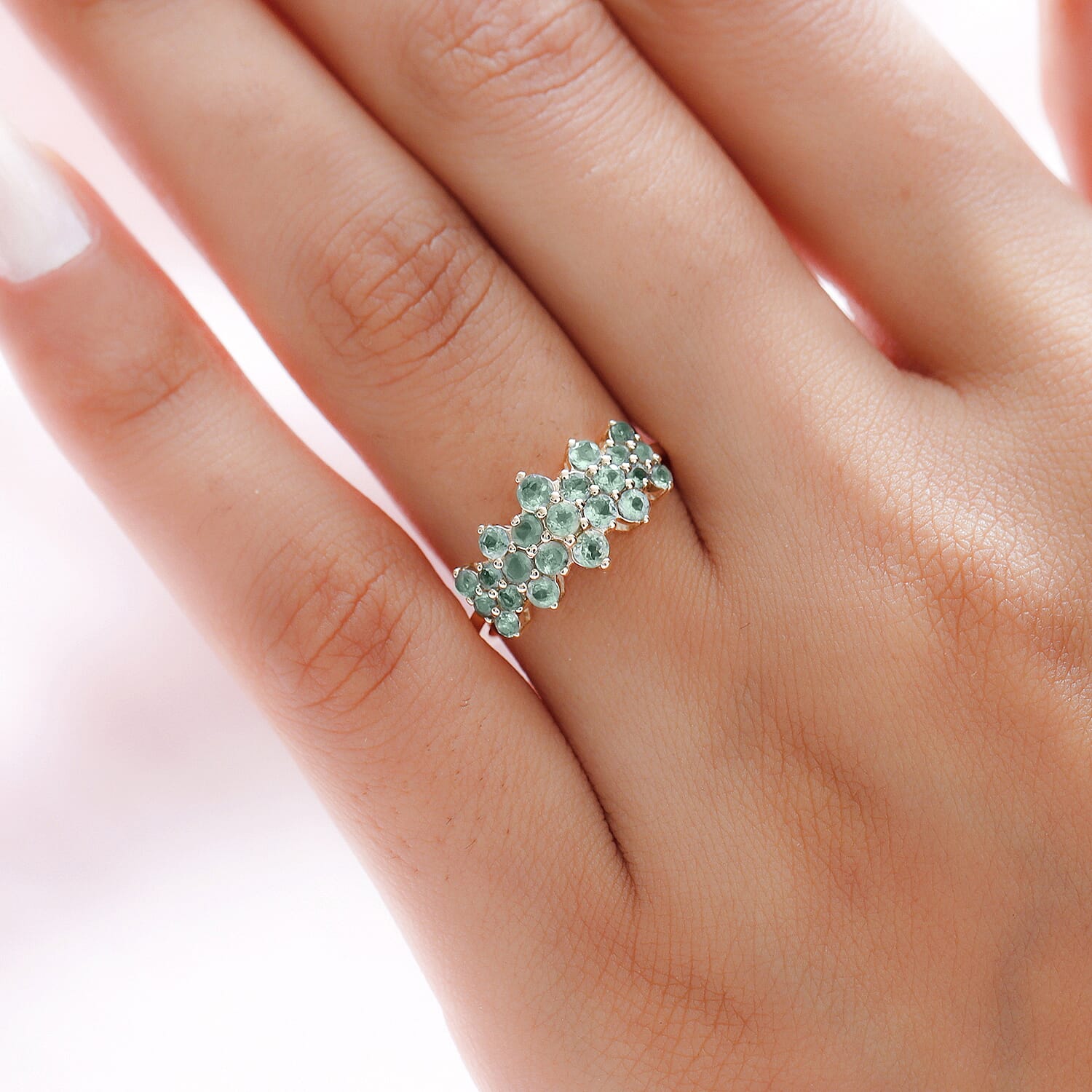 9K Yellow Gold Alexandrite Ring 1.15 Ct.