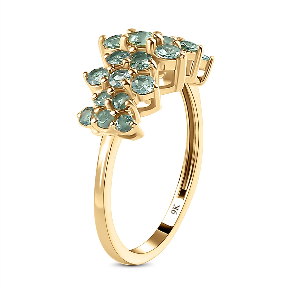 9K Yellow Gold Alexandrite Ring 1.15 Ct.