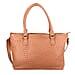 100% Genuine Leather Weaved Shoulder Bag (Size 32x26x12 cm) - Light Pink