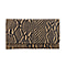Genuine Leather Python Embossed Pattern Womens Rfid Protected Wallet - Cream