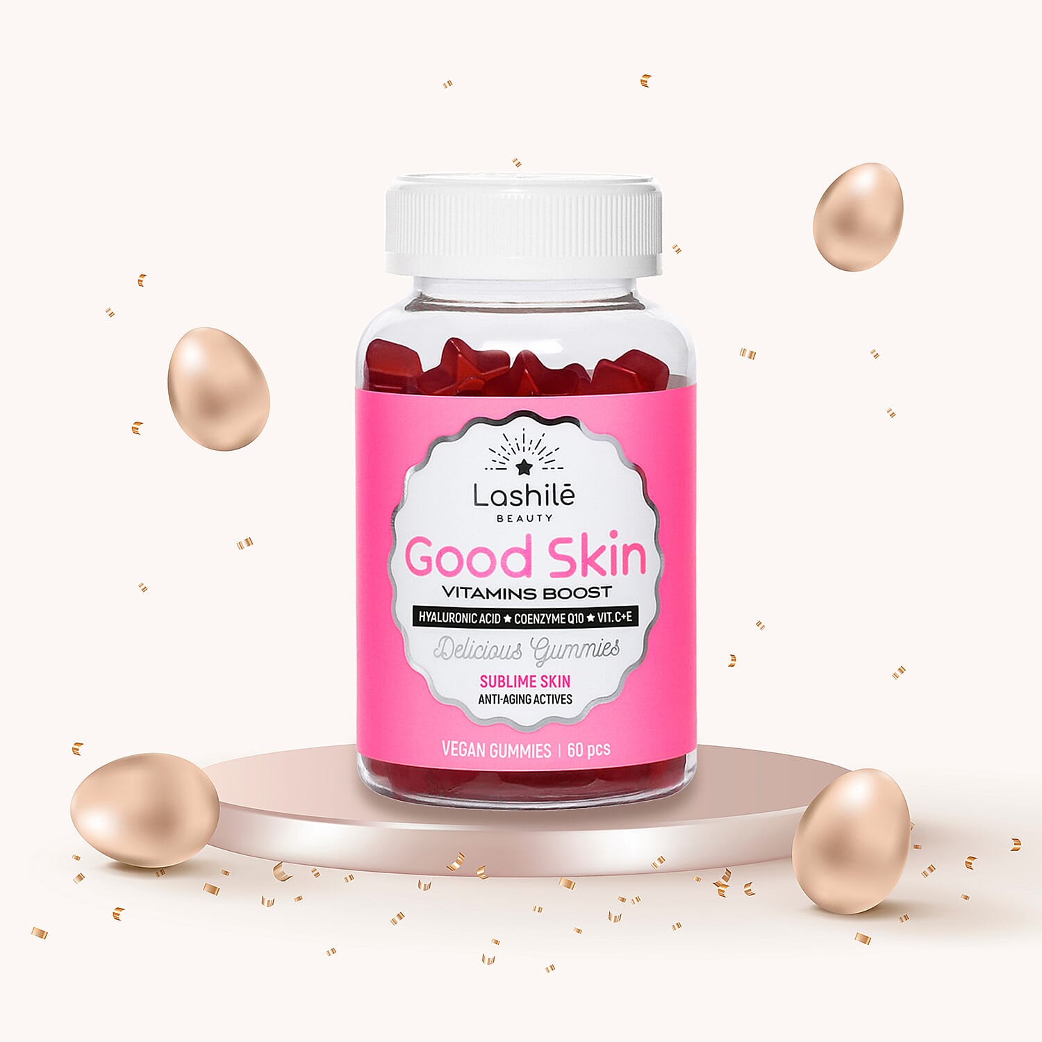 Lashile- Good Skin Vitamin Boost Gummies - 60 Pieces