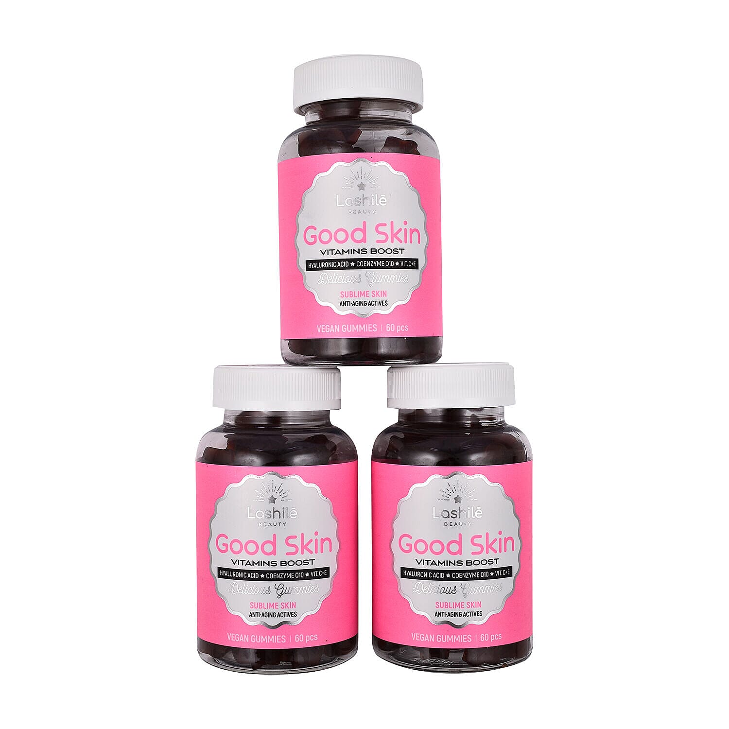 Lashile- Good Skin Vitamin Boost Gummies Bundle - 180 Pieces