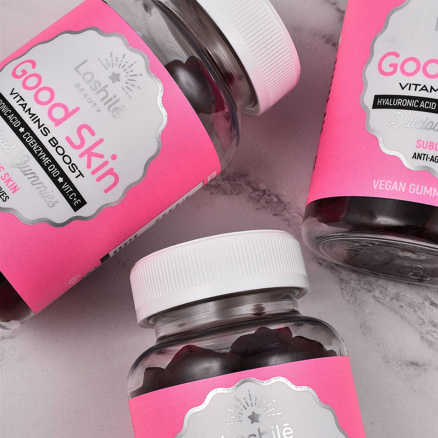 Lashile- Good Skin Vitamin Boost Gummies Bundle - 180 Pieces