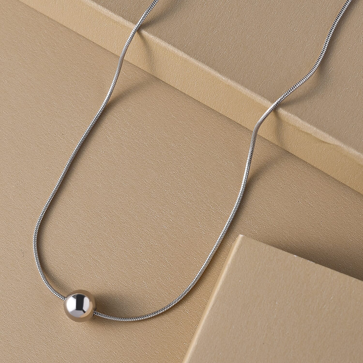 NY Close Out Deal - Platinum Overlay Sterling Silver Necklace (Size - 20 with 2 inch Extender) With Lobster Clasp