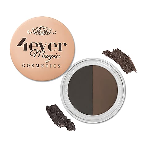4Ever Magic Cosmetics- Double Shade Eyebrow Gel and Brush - Black