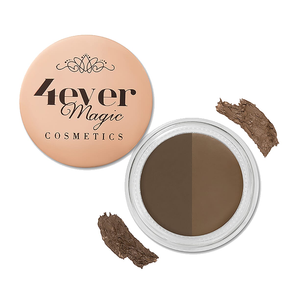 4Ever Magic Cosmetics- Double Shade Eyebrow Gel and Brush - Brown