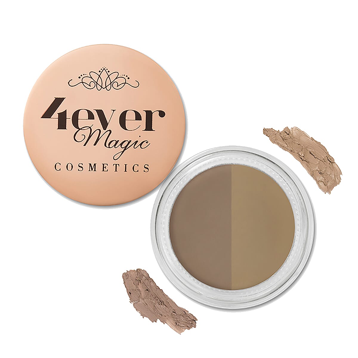 4Ever Magic Cosmetics- Double Shade Eyebrow Gel and Brush - Taupe