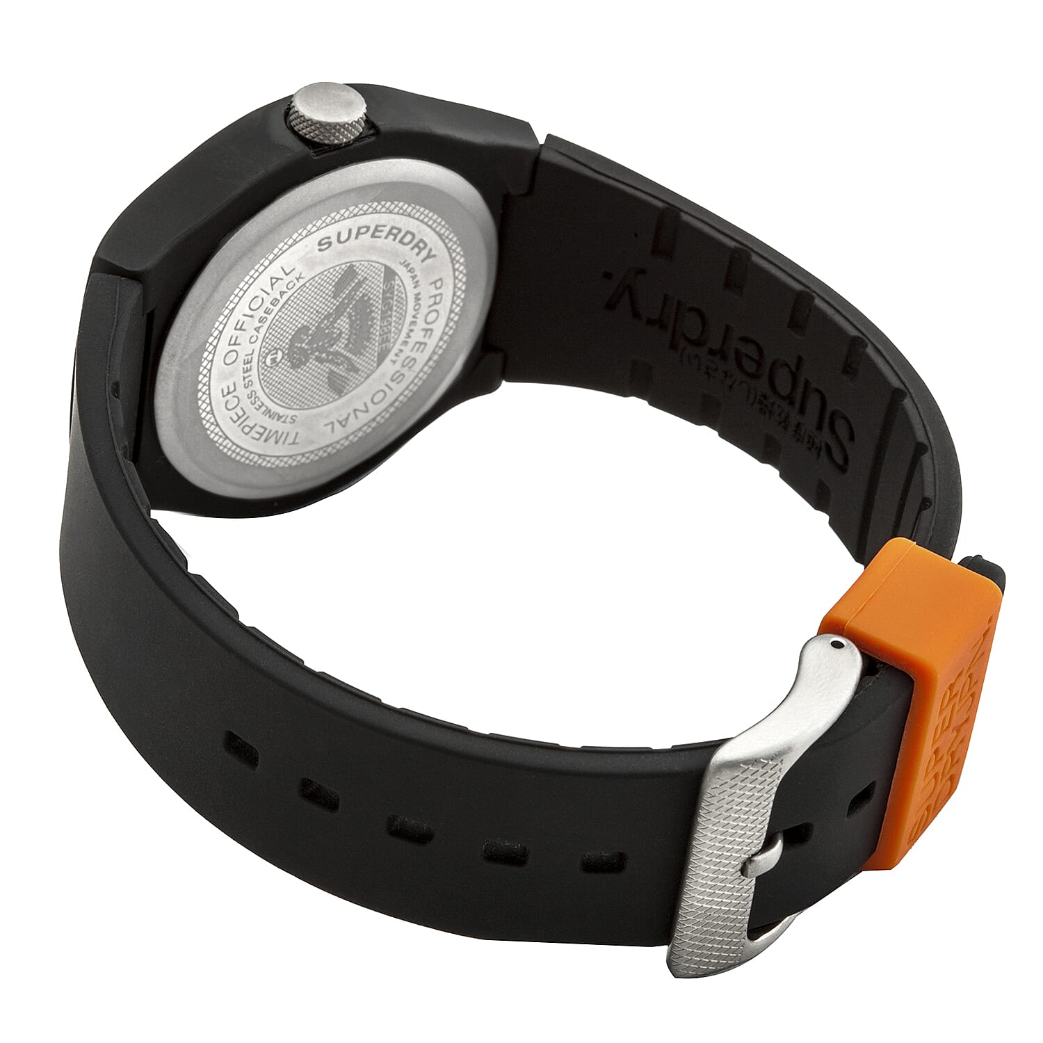 SUPERDRY Japanese Movement Water-Resistant Watch - Black