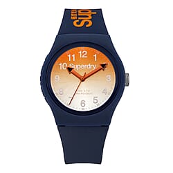 SUPERDRY Japanese Movement Water-Resistant Watch - Navy