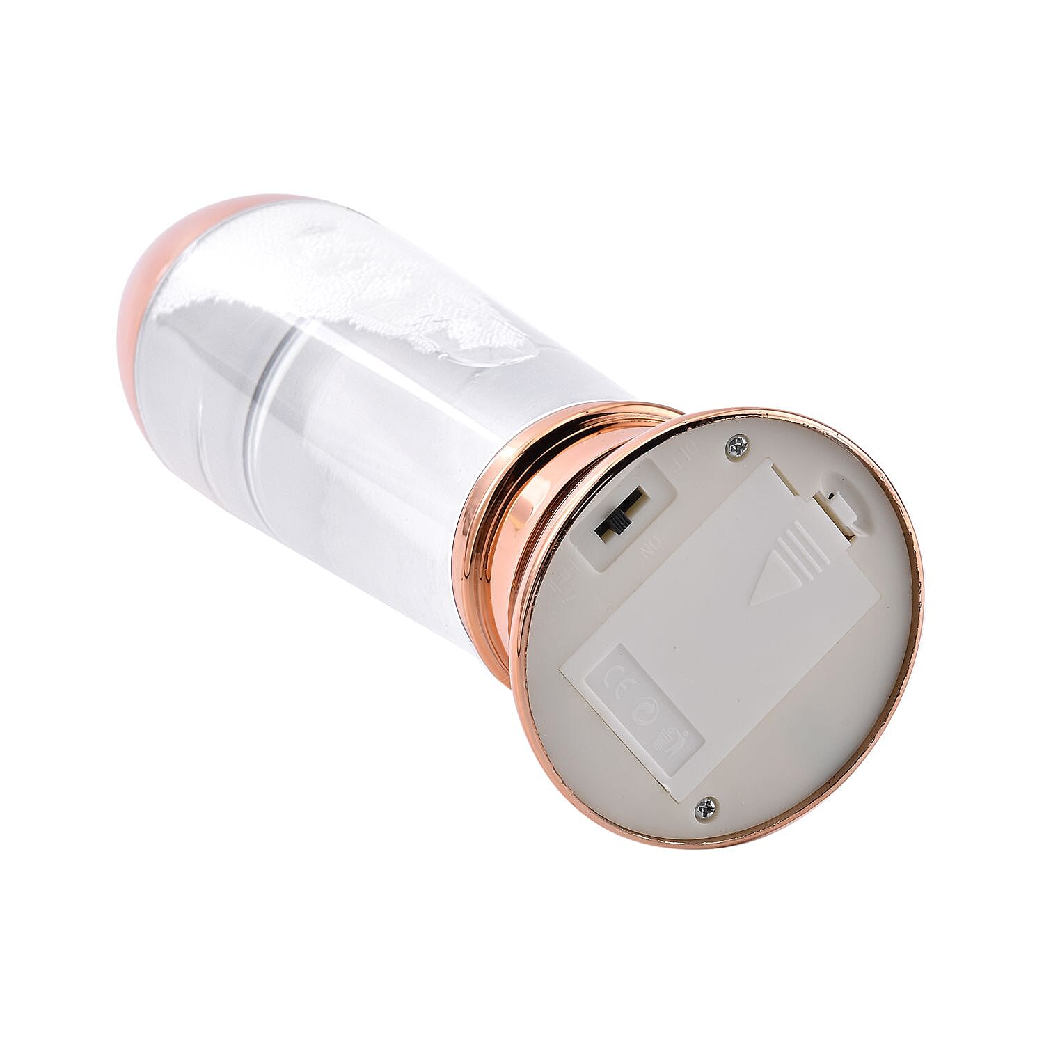 Crystal Tornado Rocket Decorative lights - Rose Red (3xAAA Battery - Not Included)