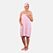 Women Body Wrap Bath Towel with Shower Cap - Grey