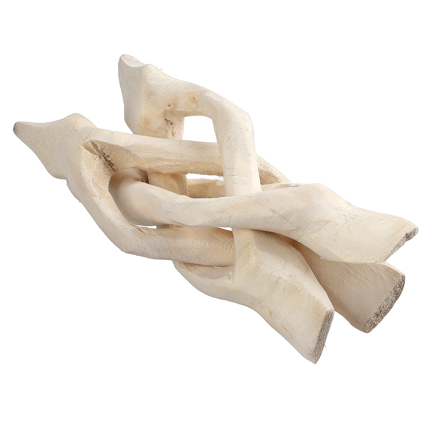 Handcrafted Wooden Tripod Stand (Dia 10 cm) - Natural Wood Handcrafted Wooden Tripod Stand (Dia 10 cm) - Natural Wood