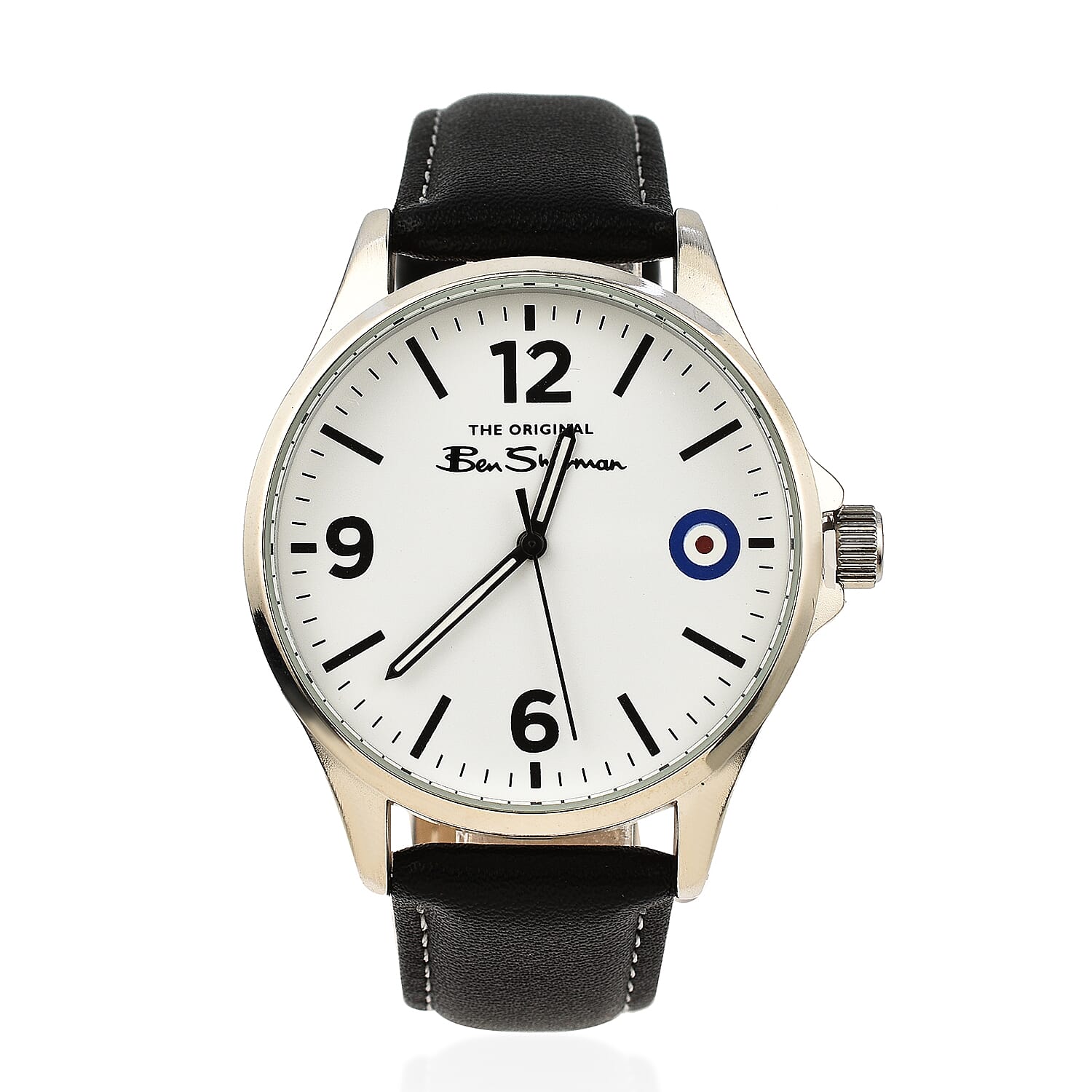 Ben Sherman Analog Watch with Black Leather Strap