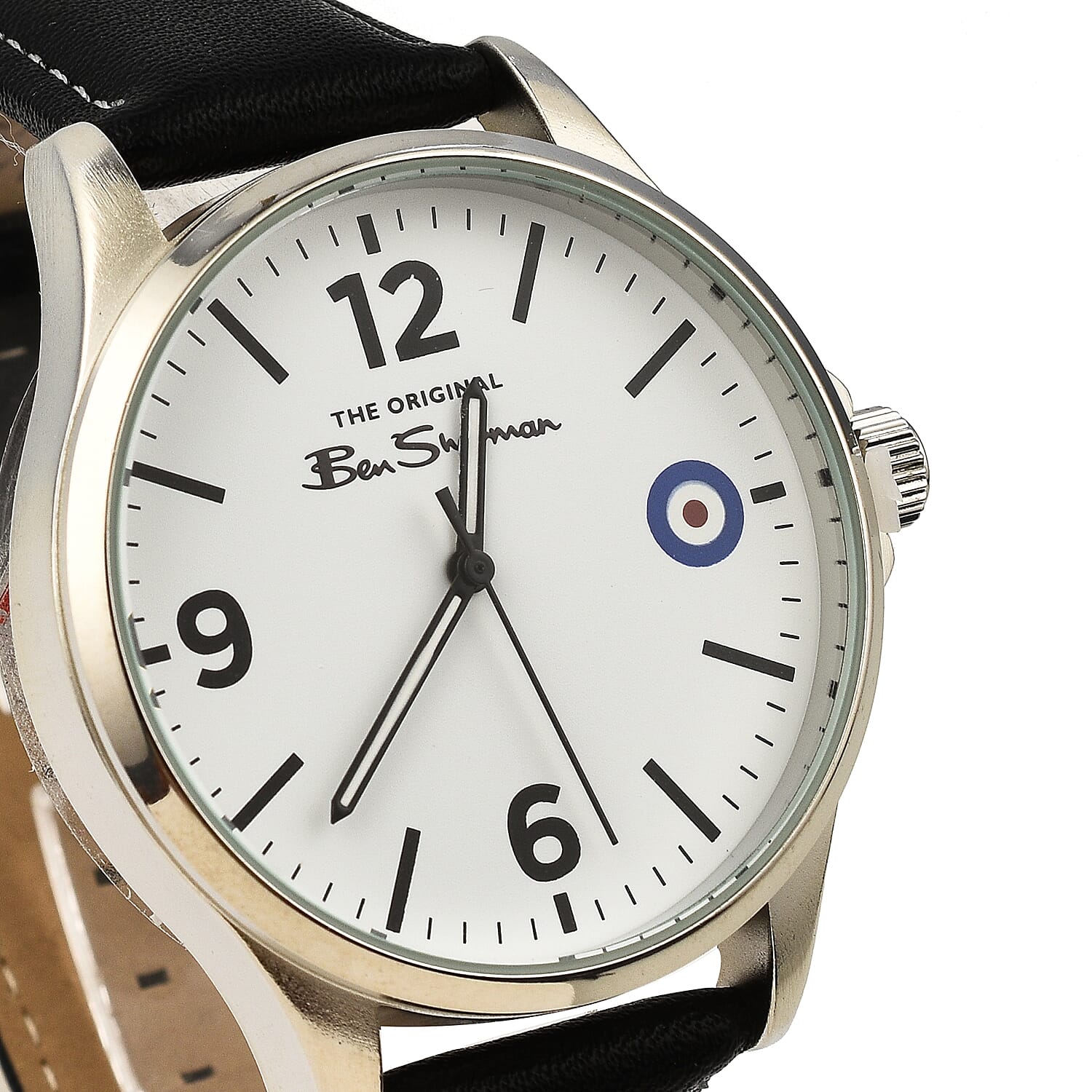 Ben Sherman Analog Watch with Black Leather Strap