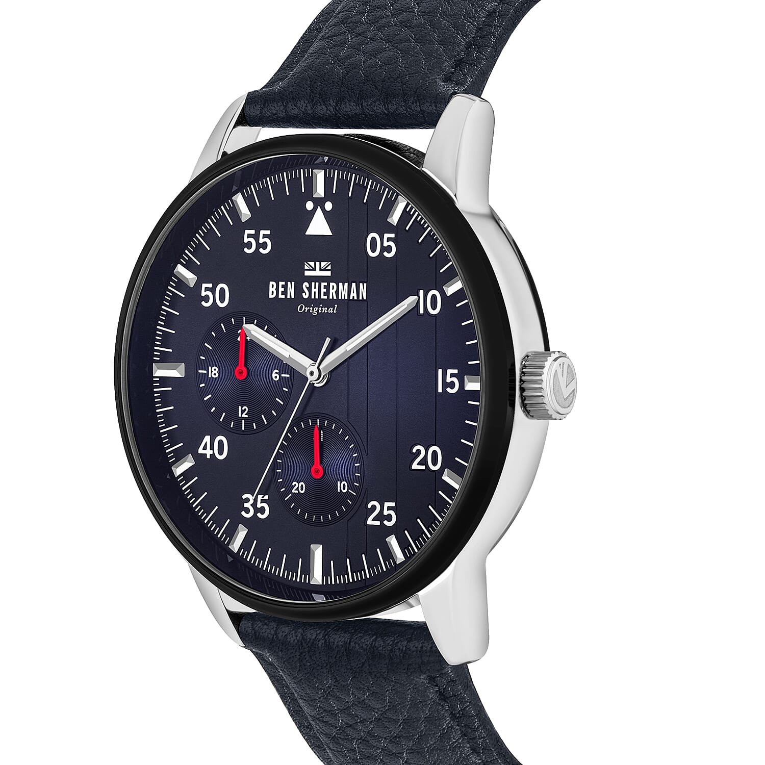 Ben Sherman Analog Watch with Blue Leather Strap