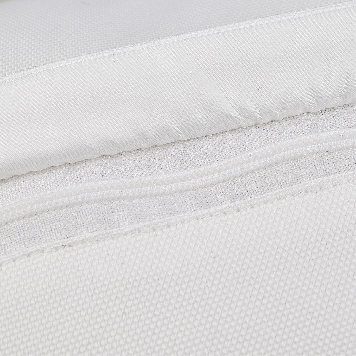 Set of 2 - Peacock - Leaf Pattern Pillow Case and Cover (Size 45x45 cm) - Blue - White