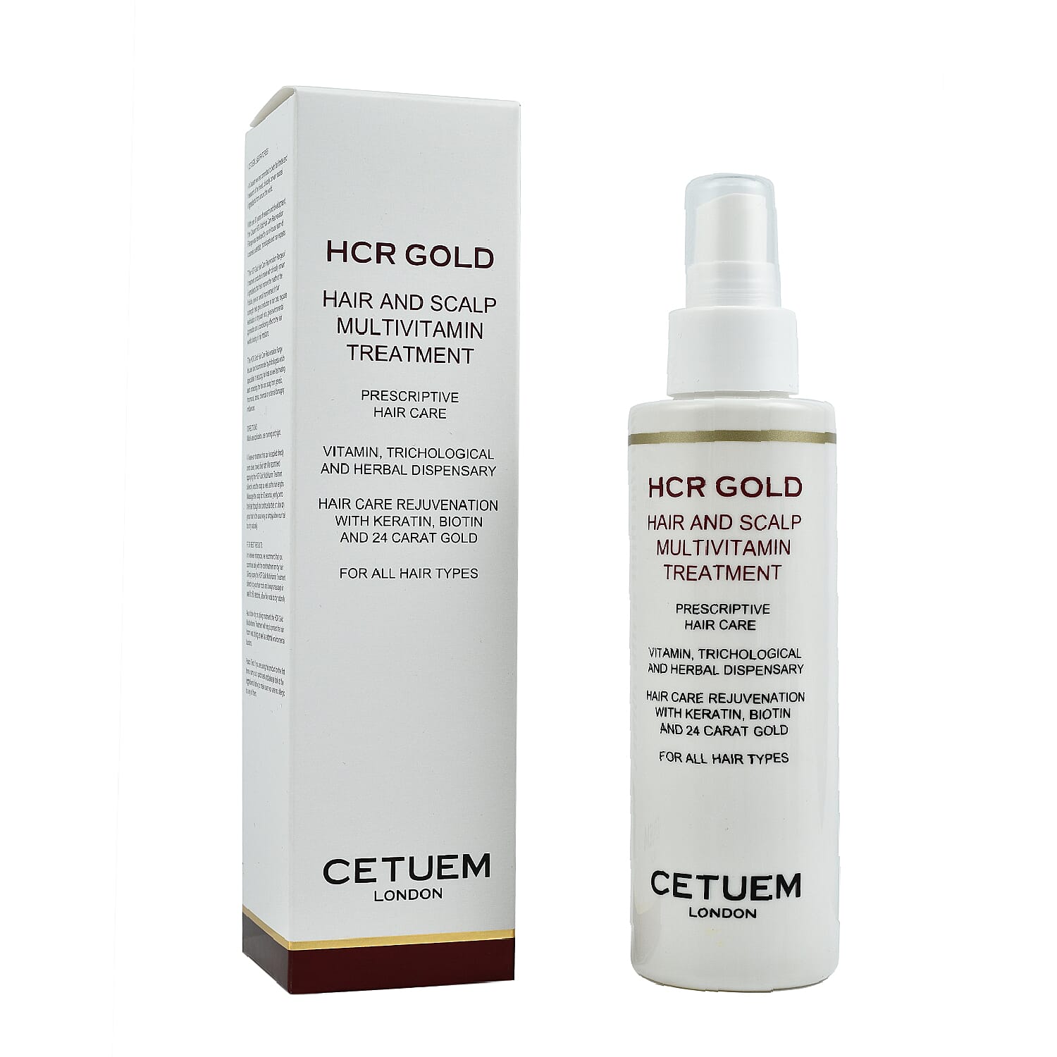 Cetuem- HCR Gold Hair & Scalp Multi Vitamin Treatment - 150ml