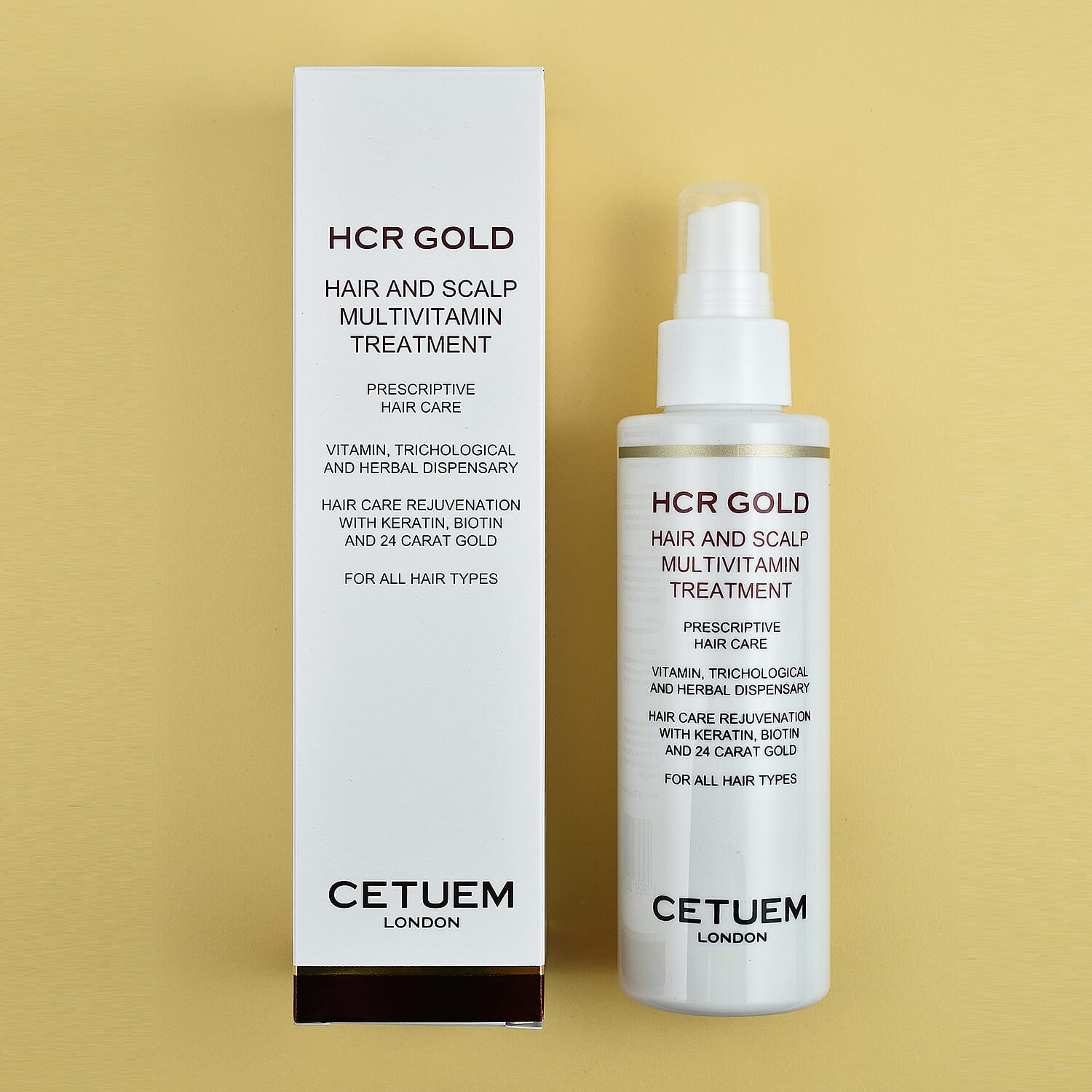 Cetuem- HCR Gold Hair & Scalp Multi Vitamin Treatment - 150ml