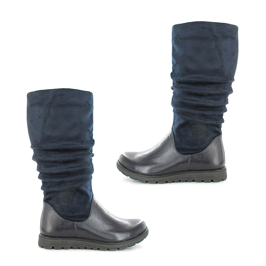 ELLA Myla Boots (Size 4) - Navy